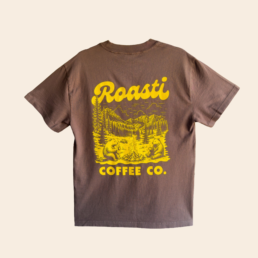 Roasti National Park Tee - Vintage Brown