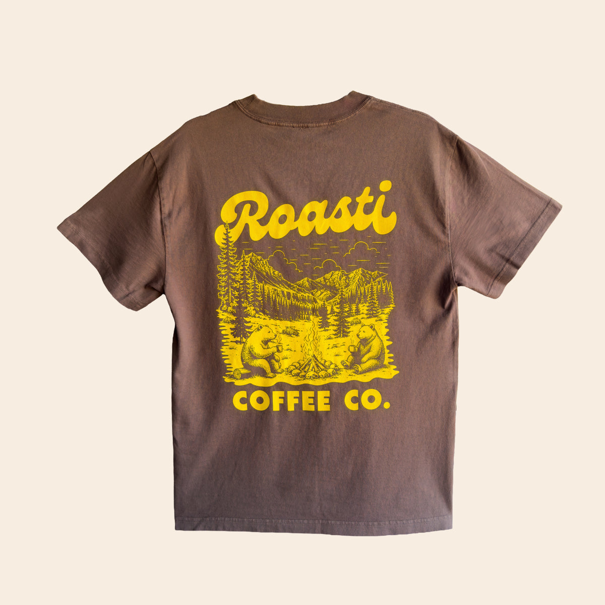 Roasti National Park Tee - Vintage Brown