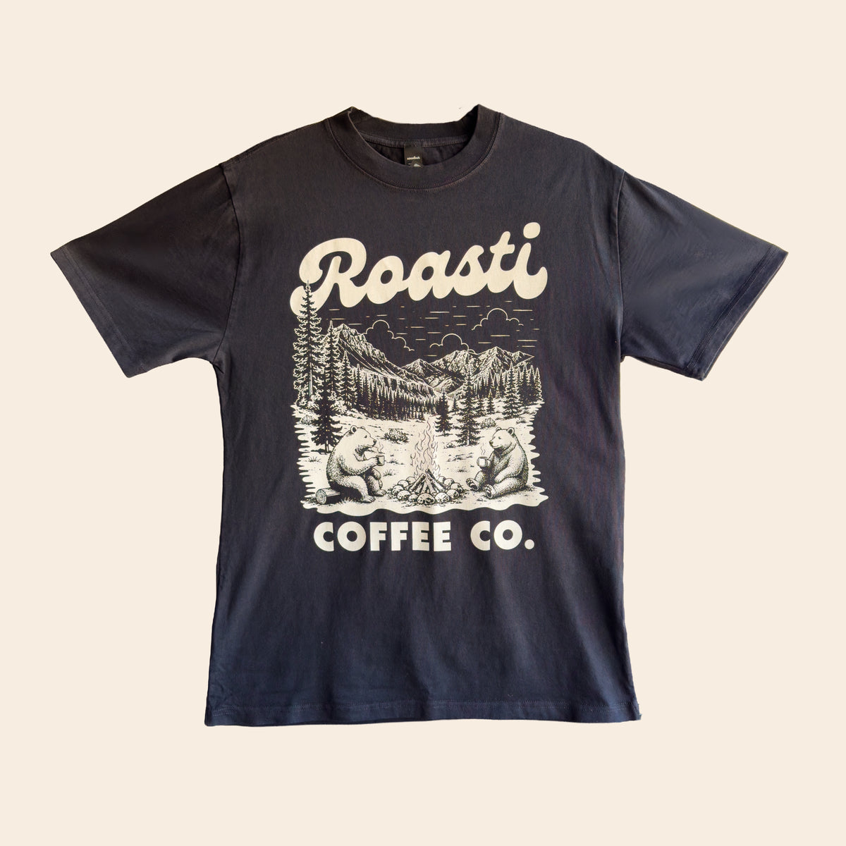 Roasti National Park Tee - Vintage Black